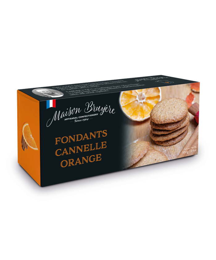 Fondants Cannelle Orange - Biscuits artisanaux fabrication française