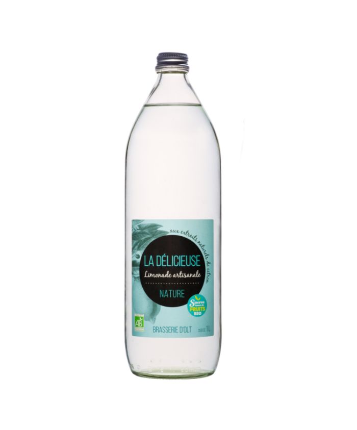 limonade nature bio française en 1 litre