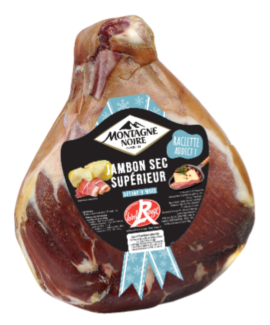 Jambon Sec Supérieur Label Rouge 9 mois Désossé – Spécial Hiver Raclette – Montagne Noire