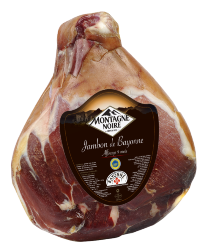 Jambon Sec Supérieur Label Rouge à l’Armagnac – Affiné 9 mois – Montagne Noire