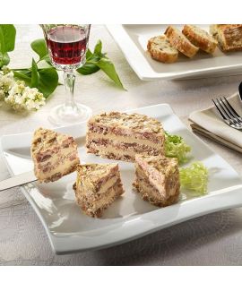 Millefeuille de pintade au foie de canard – 20 % foie gras