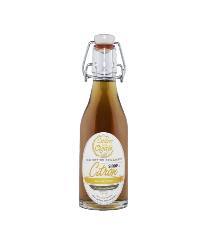 Sirop de Citron Artisanal - Délices de la Cigale