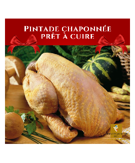 Pintade Chaponnée Prête à Cuire - Albi Volailles