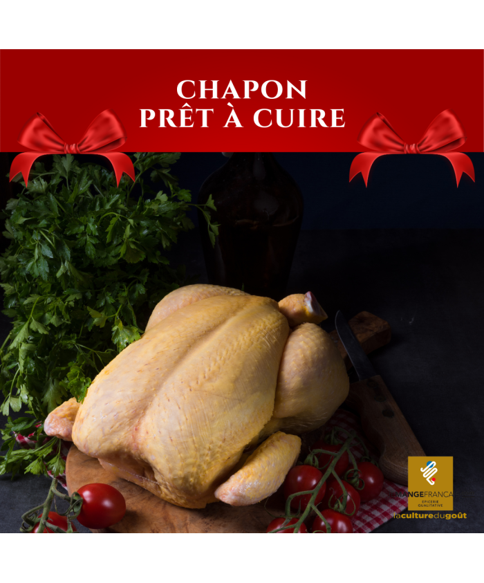 Chapon prêt à cuire