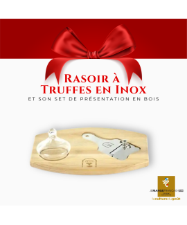 Rasoir à truffes et son set de présentation