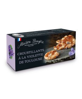 Croustillants à la violette de Toulouse - Biscuit français, fabrication artisanale