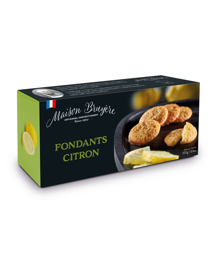 Fondants citron - Biscuit français, fabrication artisanale