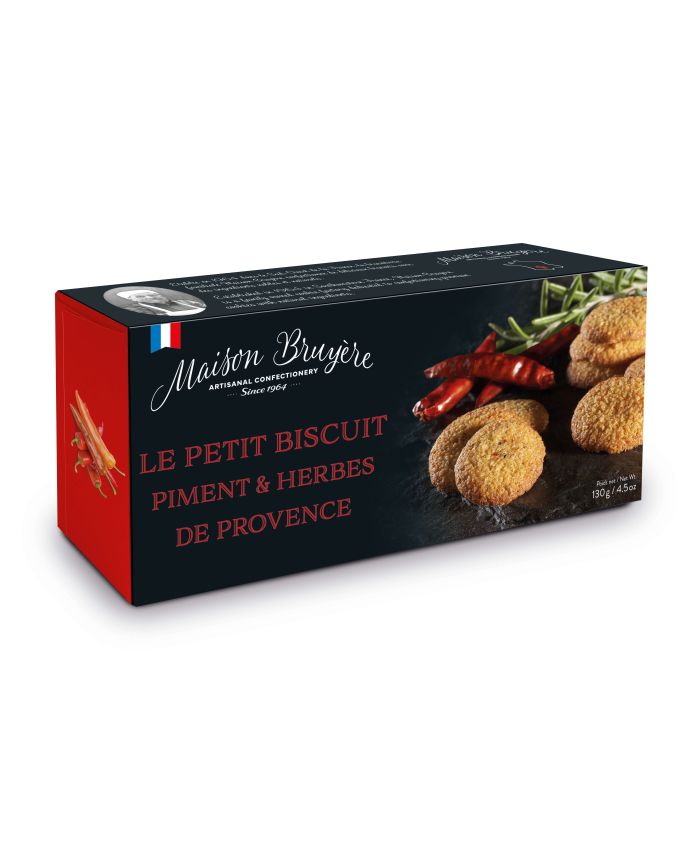 Biscuits apéritif piments et herbes de provence