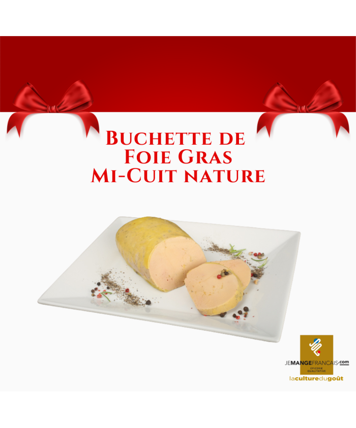 Buchette de foie gras mi-cuit