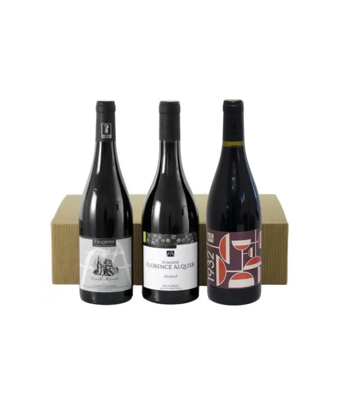 Coffret Découverte 3 Vins Rouge AOP Faugères