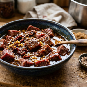 émincé de boeuf sauce smoky Chili