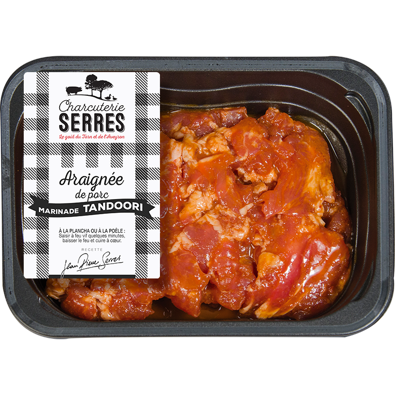 araignée de porc Tandoori