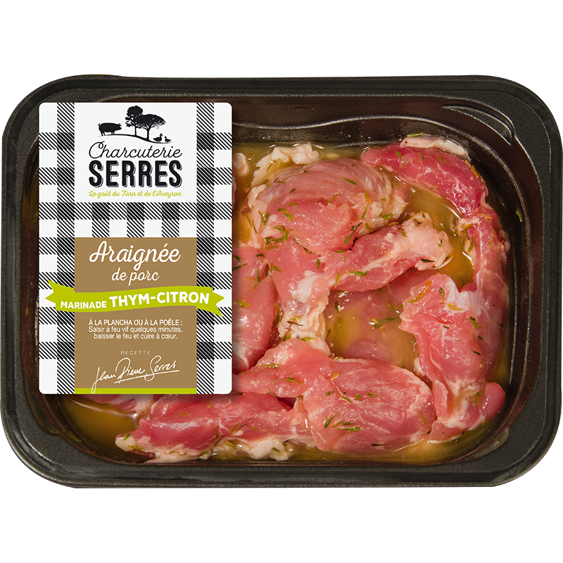 Araignée de Porc marinée Thym Citron