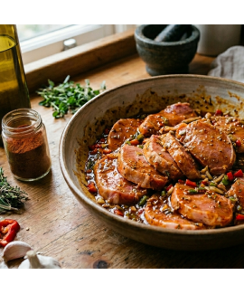 Lomo de porc mariné saveur Americaine