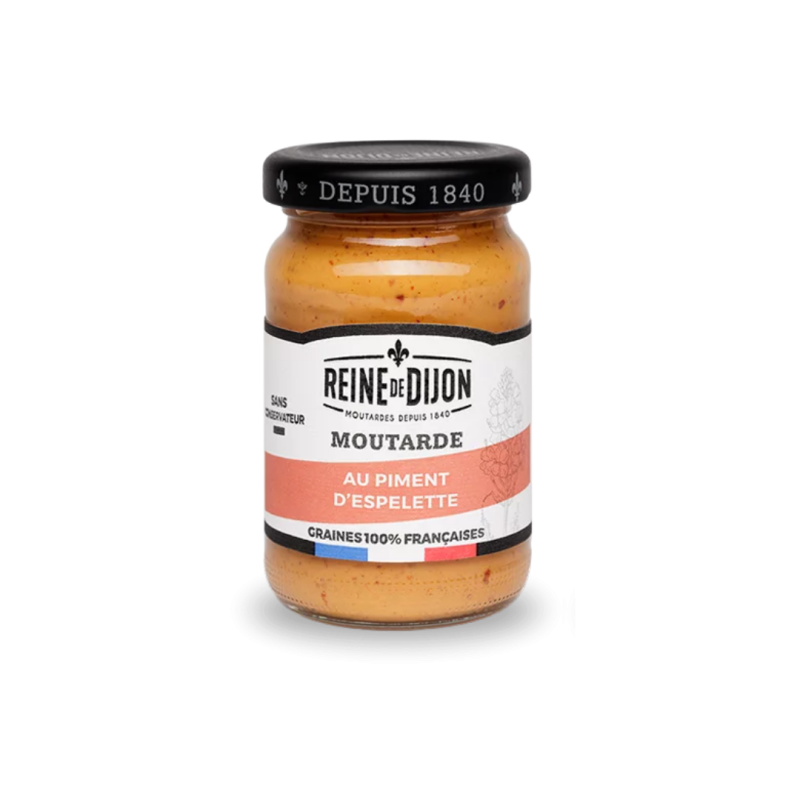 Moutarde de Dijon au piment d'Espelette - Reine de Dijon