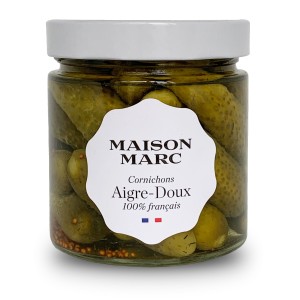 Cornichons aigre-doux français Maison Marc