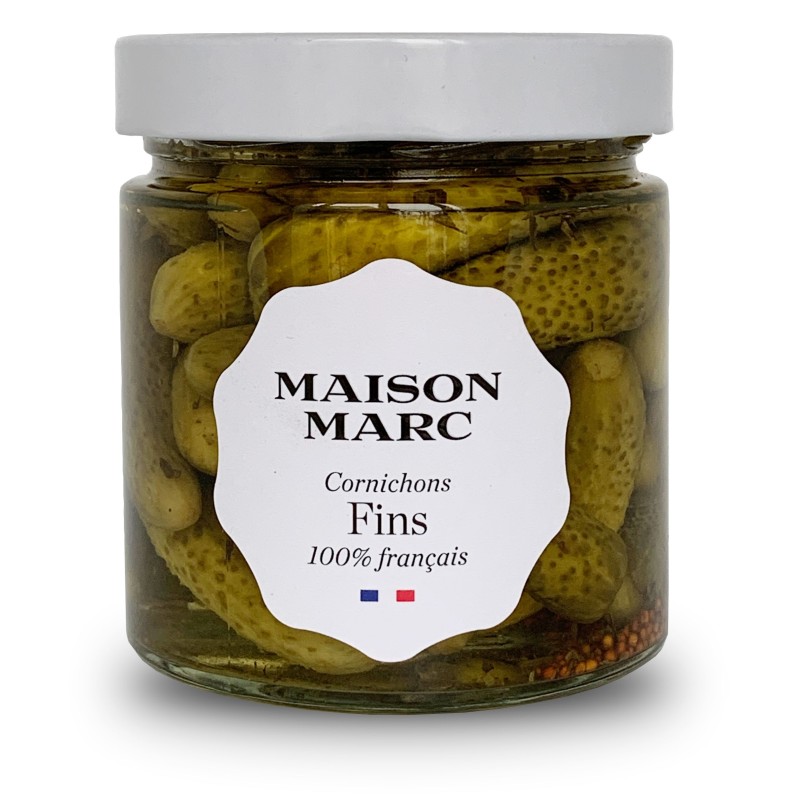 Cornichon fin français, Maison Marc
