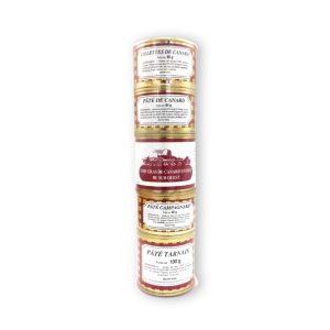 Assortiment de pâtés du terroir en tube - sans foie gras