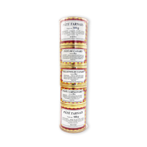 Assortiment de pâtés du terroir en tube - sans foie gras