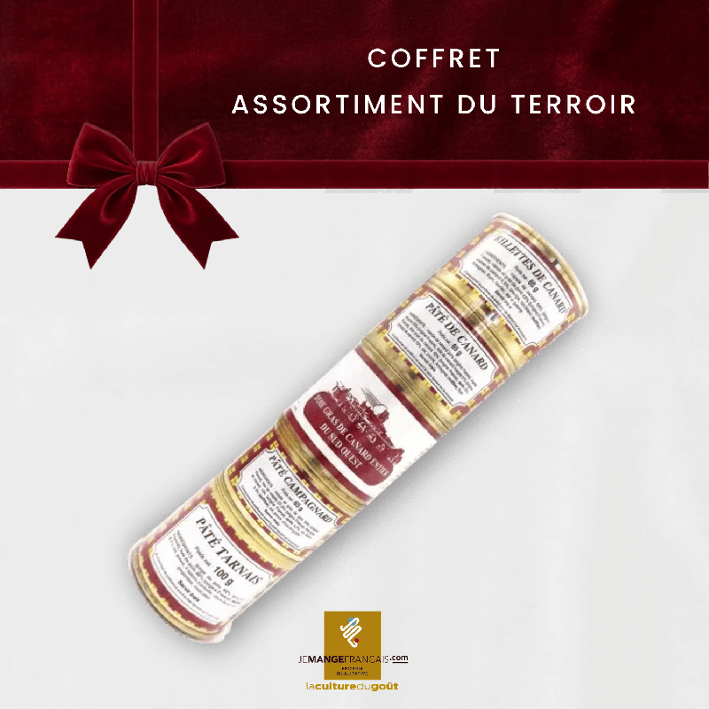 Assortiment de pâtés du terroir en tube - avec foie gras - Noël