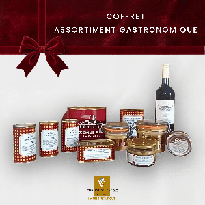 Coffret gastronomique de luxe avec foie gras de canard entier - Noël