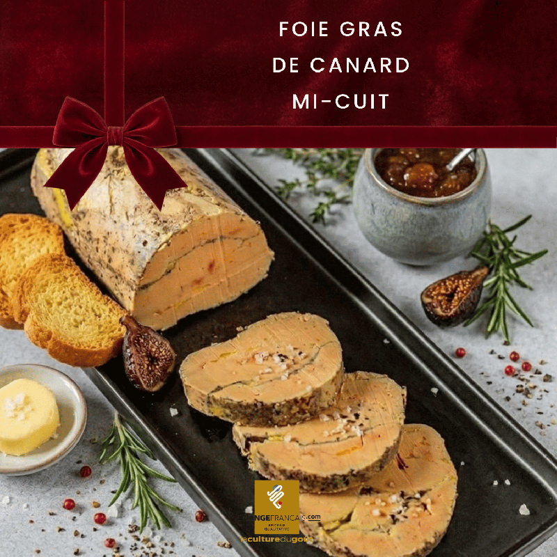 Foie Gras de Canard mi-cuit - Noël