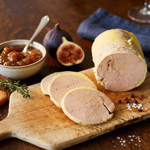 Foie Gras de Canard entier mi-cuit 500gr - Noël