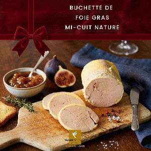 Foie Gras de Canard entier mi-cuit 500gr - Noël