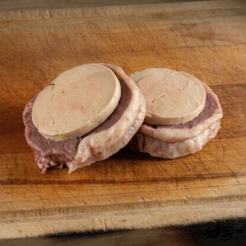 Tournedos de Canard au foie Gras (par 2)