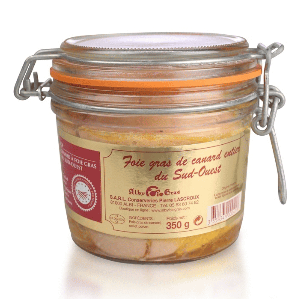 Foie gras du Sud-Ouest conserve de 350 g
