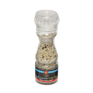 Sel de Guérande truffé 3 % – Moulin 70 g – Truffe noire