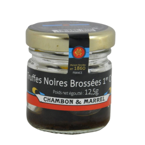 Truffes noires brossées 1er choix 12,5 g – Tuber Melanosporum