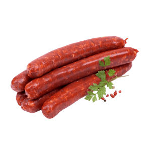 Merguez Bœuf & Agneau épicées - mise en scène