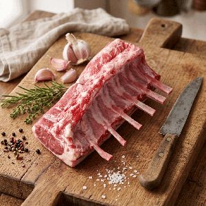 Carré d'Agneau 6 côtes - mise en scène