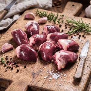 Cœurs de canard crus - mise en scène