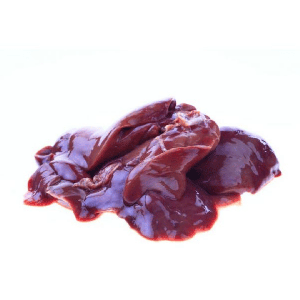 Foie de volaille cru prêt à cuire - mise en scène
