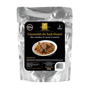 Cassoulet du Sud-Ouest aux manchons de canard - mise en scène