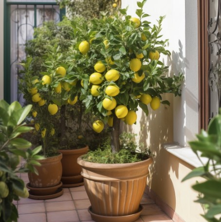 citronnier en pot