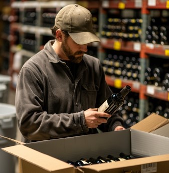 vente de vin en ligne preparation de commande