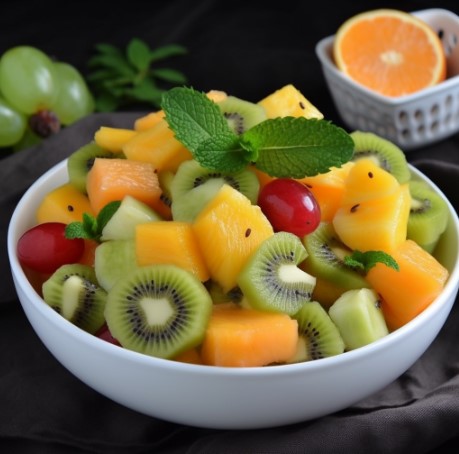 Salade de fruits frais et secs