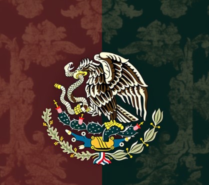 symboles drapeau mexicain