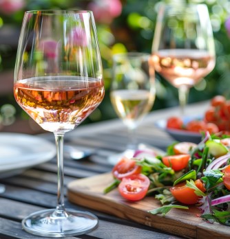 verre de vin rosé