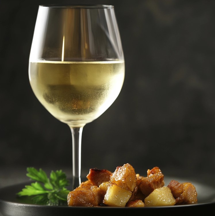 vin blanc sauté de porc