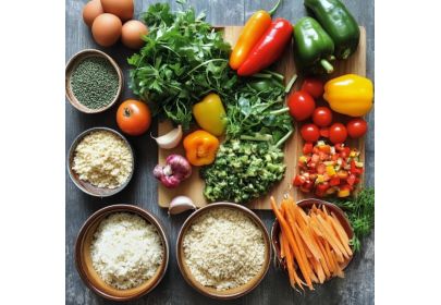 Préparer des repas équilibrés avec des produits locaux